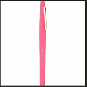pink paper mate flair pen